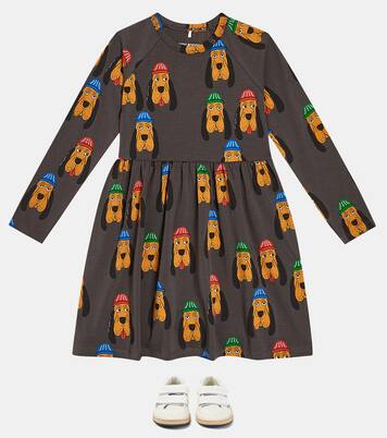 Bloodhound cotton jersey dress | Mini Rodini