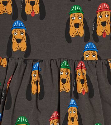 Bloodhound cotton jersey dress | Mini Rodini