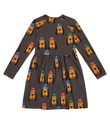 Bloodhound cotton jersey dress | Mini Rodini