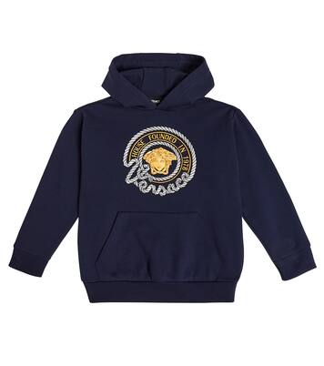 Medusa cotton jersey hoodie | Versace Kids