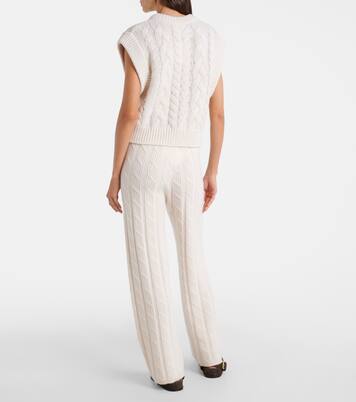 Pull sans manches Hayley en cachemire | Lisa Yang