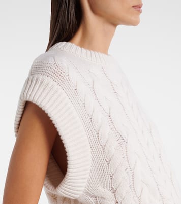 Pull sans manches Hayley en cachemire | Lisa Yang