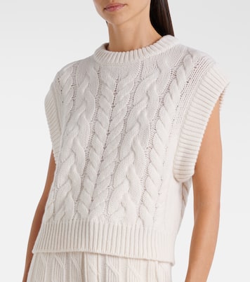 Pull sans manches Hayley en cachemire | Lisa Yang