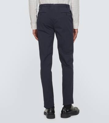 Cotton-blend straight pants | Slowear