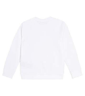 Logo cotton jersey sweatshirt  | Balmain Kids