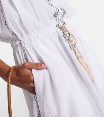 Robe midi Siana brodée en coton | Marant Etoile