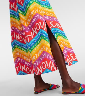 Hemdblusenkleid Valentino Chevron 24 | Valentino