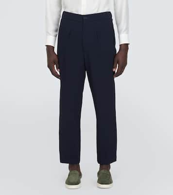 Gerade Hose aus einem Wollgemisch | Giorgio Armani