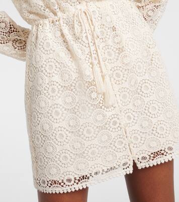 Robe en dentelle de coton | Frame