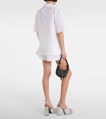 Besticktes Hemd aus Baumwollpopeline | Versace