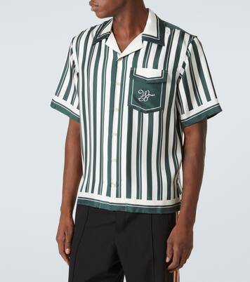 Camicia bowling June in seta a righe | Wales Bonner