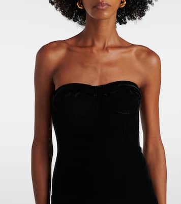 Robe bustier en velours | Sportmax