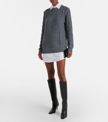 Pulloverkleid Aldrin aus einem Wollgemisch | Staud