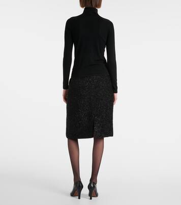 Honna wool turtleneck top | The Row