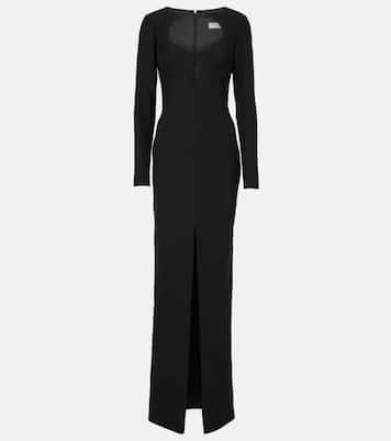 Maxikleid aus Crêpe | Rasario