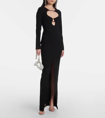 Maxikleid aus Crêpe | Rasario