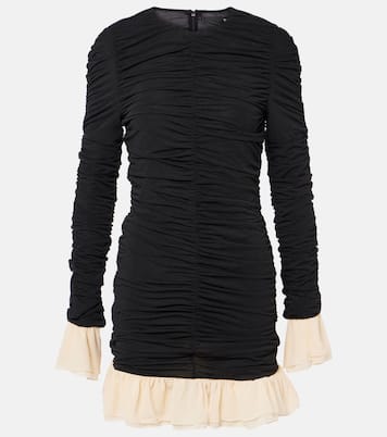Ruffled ruched minidress | Rotate