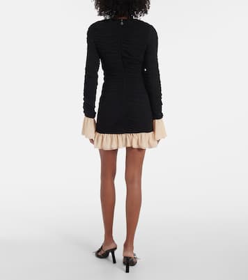 Ruffled ruched minidress | Rotate