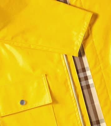 Burberry Check reversible cotton raincoat | Burberry Kids