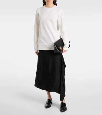 Longsleeve aus Baumwoll-Jersey | Jil Sander