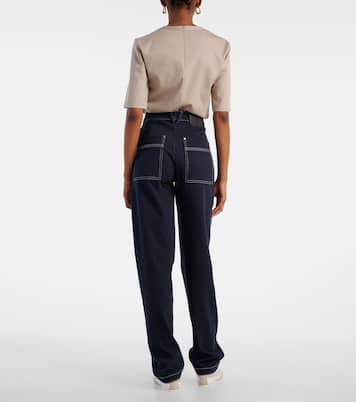 Jeans rectos Zibello de tiro alto | Max Mara