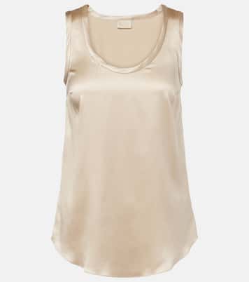Blusa in misto seta | Brunello Cucinelli