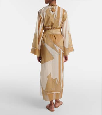Aqua Cruiser cotton voile kaftan | Johanna Ortiz