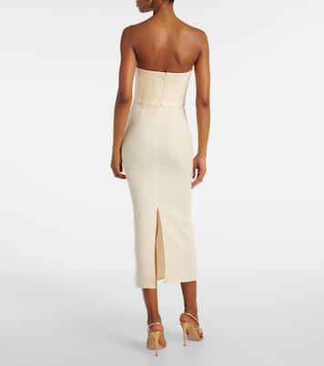 Robe midi en crêpe | Alex Perry