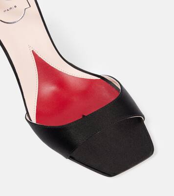 Sandalen Jewel 100 aus Satin mit Kristallen | Roger Vivier