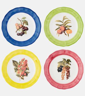 Botanica set of 4 ceramic plates | Les-Ottomans