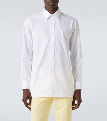 Cotton poplin shirt | Charvet