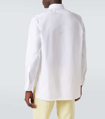 Cotton poplin shirt | Charvet