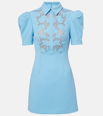 Robe Skye en crêpe à dentelle | Rebecca Vallance