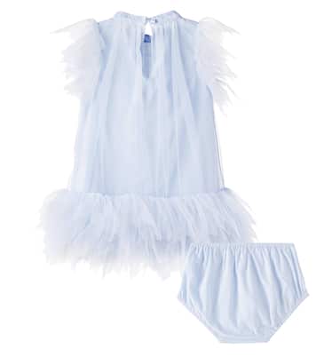 Bebé - vestido Dahlia de tul con volantes | Tutu Du Monde