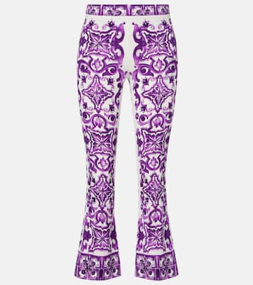 Majolica silk-blend culottes | Dolce&Gabbana