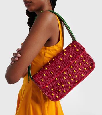 Tommy beaded shoulder bag | Staud