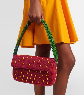 Tommy beaded shoulder bag | Staud