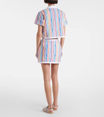 Falda envolvente de rizo en zigzag | Missoni
