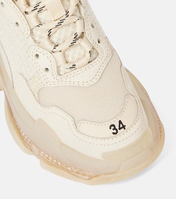 Triple S logo low-top sneakers | Balenciaga