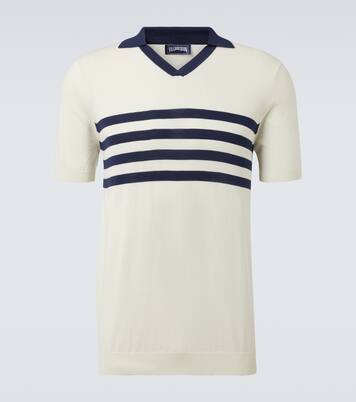 Striped cotton polo shirt | Vilebrequin