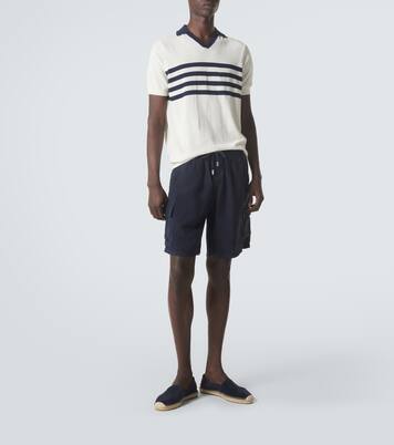 Striped cotton polo shirt | Vilebrequin