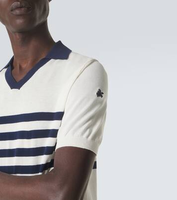 Striped cotton polo shirt | Vilebrequin