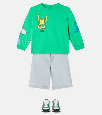 Printed cotton sweatshirt | Stella McCartney Kids