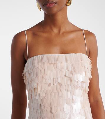 Robe longue Maxine à sequins | Simkhai