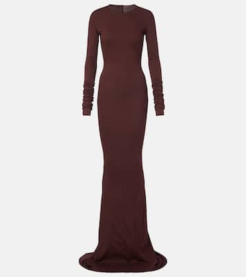 Robe longue DRKSHDW Simple Edfu en coton | Rick Owens