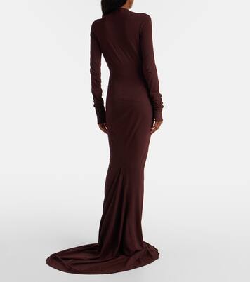 Robe longue DRKSHDW Simple Edfu en coton | Rick Owens