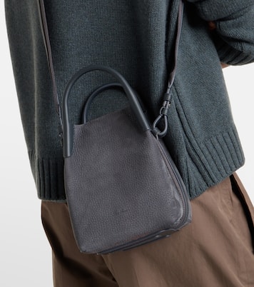 Bale Micro leather bucket bag | Loro Piana