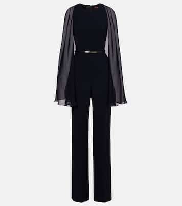 Vertice caped cady jumpsuit | Max Mara