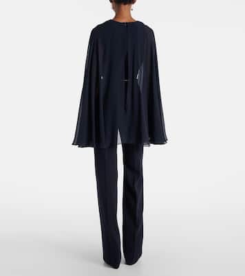 Vertice caped cady jumpsuit | Max Mara