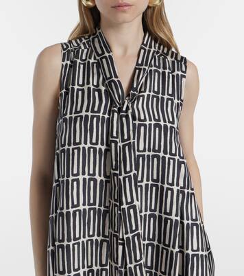 Jackie silk twill midi dress | 'S Max Mara